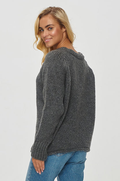 Pullover Model 201808 Makadamia